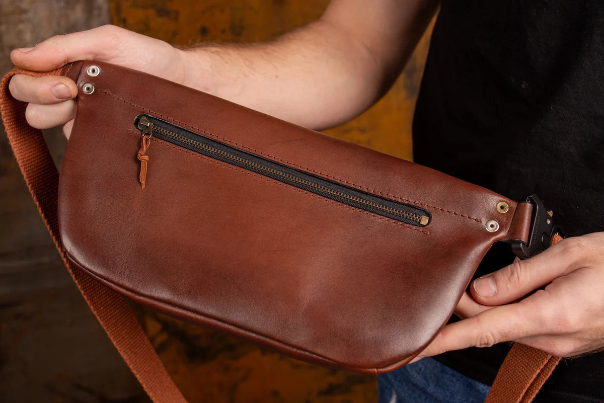 Brown Leather Men's Bag