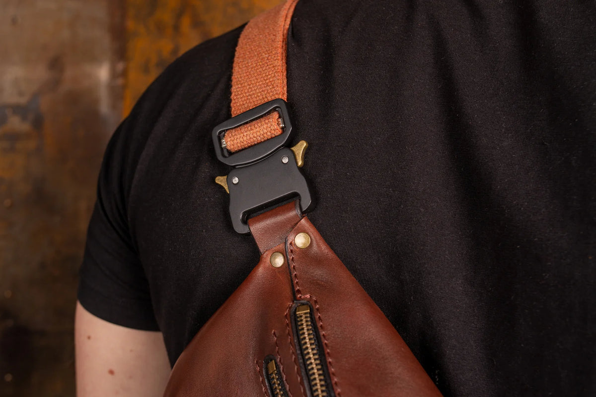 Brown Leather Men's Bag