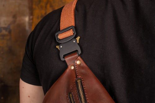 Brown Leather Men's Bag