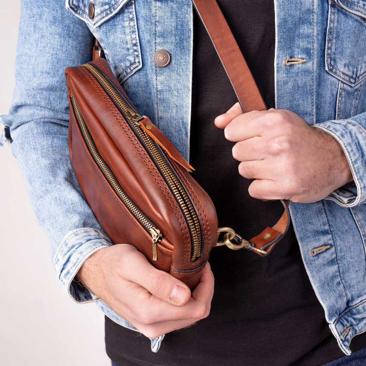 Belt bag Shoulder bag, leather