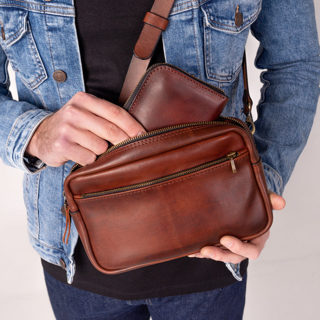 Belt bag Shoulder bag, leather